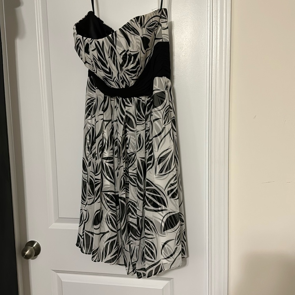 White House Black market strapless dress size 14
